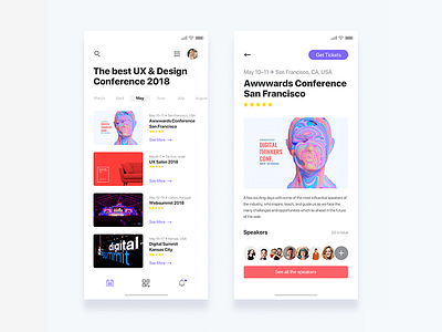 Event discovery app - Daily UI Challenge 15/365 discovery app event interaction design iphone x ixda ui ui design user experience user interface ux ux design web design