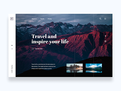 Roadtrips, travel and take photos - Daily UI Challenge 17/365