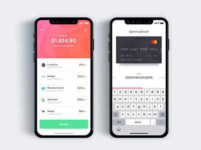 Service payment frequently   - Daily UI Challenge 29/365