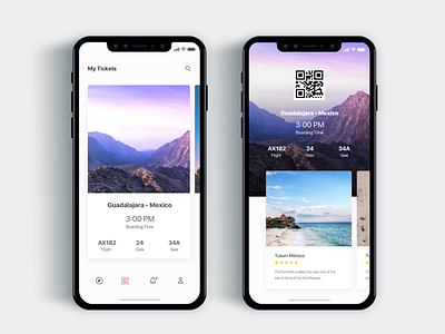 Airplane ticket app- Daily UI Challenge 38/365