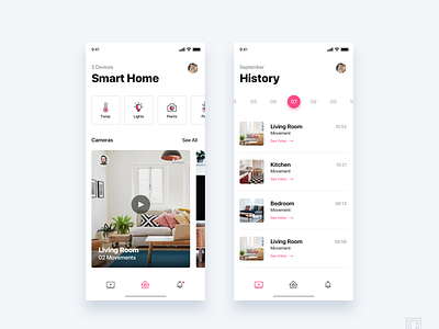 Smart home app - Daily UI Challenge 47/365 by Christian Vizcarra on ...