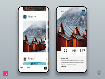 Photography Social App app cards clean design app color design details page grids interaction design interface invision invisionstudio ios photography app social app ui ui design user experience user interface ux ux design