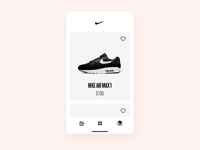 Nike Store app concept - cards animation button cards cards ui clean cleaning concept ecommerce interaction invision invision studio microinteraction motion nike shoes store ui user experience user interface ux