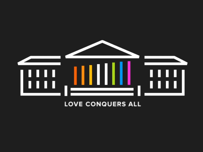 Love Conquers All animation down the street designs equality love love wins marriage pride vector