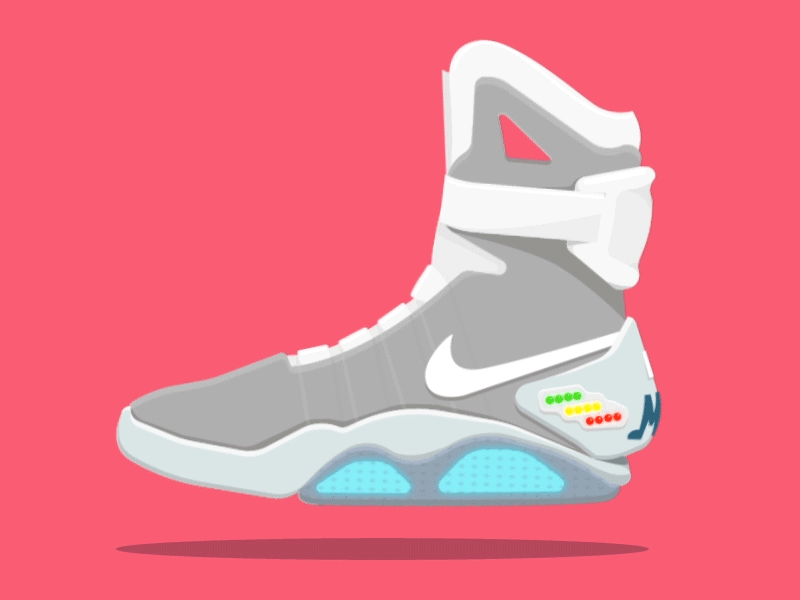 10.21.15 air mags animation back to the future future gif marty mcfly nike shoe sneaker