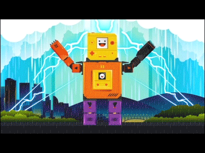 The Monster Project Animation animation gameboy gif illustration monster robot the monster project transform video game