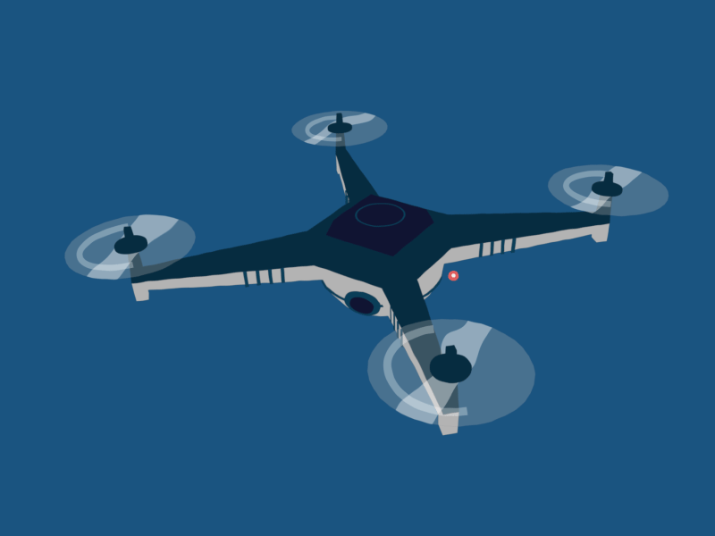 Drone dribbble