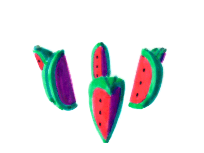 🍉🍉🍉 animation crayola explode frame by frame fruit illustration motion graphics watermelon