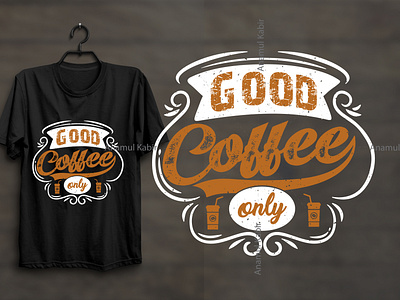 Coffee Typography Tshirt Design