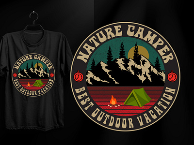 Camper t shirt Design