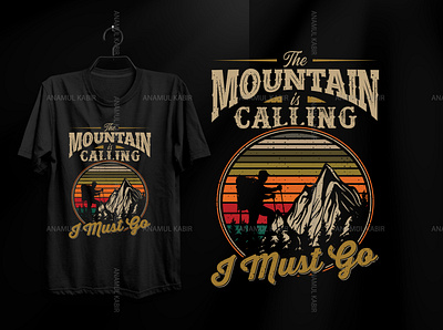 Mountain T-Shirt Design 3d animation branding design graphic design illustration logo motion graphics online tshirt design retro retro design style tshirt design template typography uiux vintage