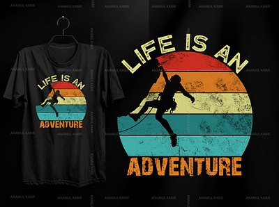 ADVENTURE T-SHIRT DESIGN logo design online tshirt design retro tshirt tshirt design vintahe