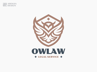 Owl Shield Logo For Sale animal animal logo branding branding logo guard logo illustration law logo legal logo logo logo design logo for sale logodesign logos minimal logo owl logo owl shield owl shield logo ready made logo security logo shield logo