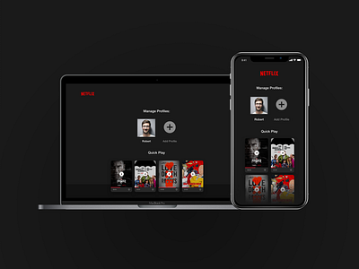 Netflix Quick Play Concept