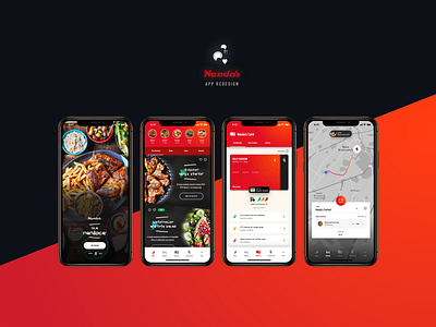 Nando's App Redesign app design food mobile nandos plate redesign restaurant ui