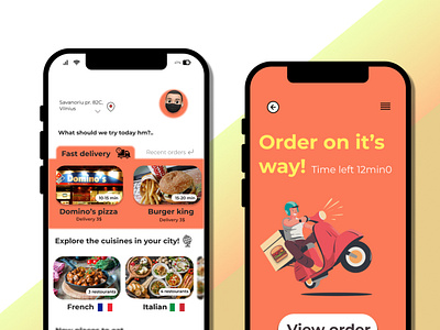 Orderme app design