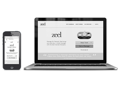 Zeel - Website Redesign