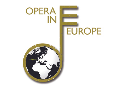 Opera In Europe Logo branding design fonts layout design logo typography