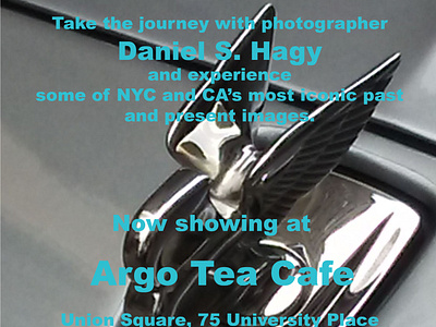 Argo Tea Cafe Solo Photography Exhibit Invite