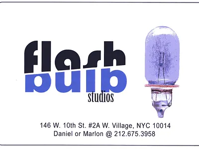 Flashbulb Studios, NYC design fonts layout design postcard typography