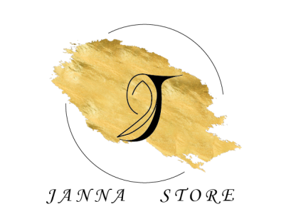 janna store branding design icon illustration logo minimal typography