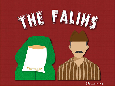 the falihs art avatars clothing couple design flat graphic design icon illustration logo love minimal morocco typography vector