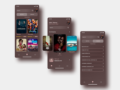 Movie Now - Cinema App app cinema design ui