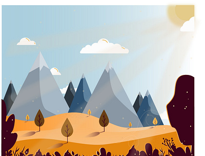 Autumn illustration vector