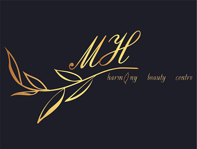 MH logo design illustration logo vector