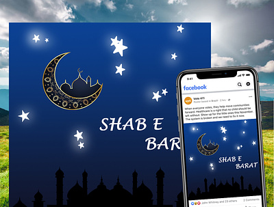 SHAB E BARAT add banner branding business facebook ad facebook banner facebook cover instagram banner instagram post instagram template modern shab e barat