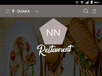 RESTAURANT App UI 3rd page app branding design illustration logo ui ux