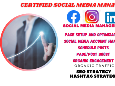 Certified Social media manager