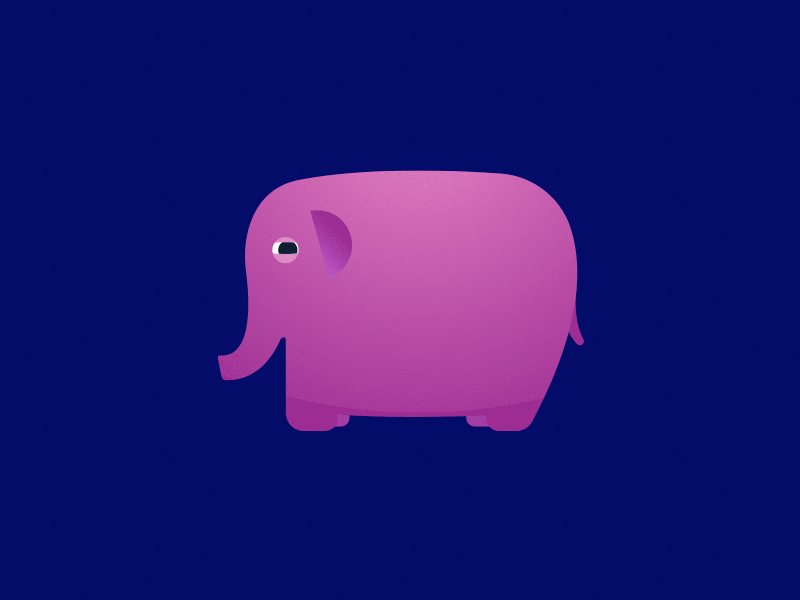 Hiding Elephant animal elephant fun illustration illustrator lol lololol vector