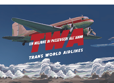 Plane poster aesthetic airplane branding design illustration illustrator