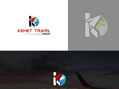 KEMET travel group group logo logo design logodesign logos logotype minimal minimalism minimalist minimalist logo minimalistic travel