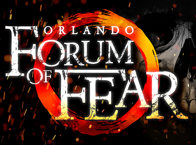 Brand Design (Orlando Forum of Fear Attraction) art branding design designer freelance freelancer graphic graphic design haunt haunted haunted house haunted mansion hireme horror horror art horror nights logos photoshop scary spooky