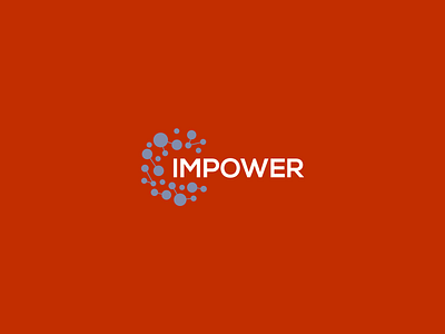 Impower branding design graphic design illustration illustrator logo minimal type typography vector