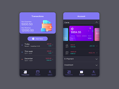 wallet Interface bookkeeping interface ui wallet