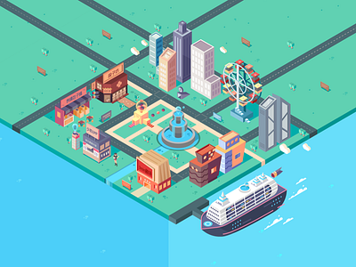 Isometric city