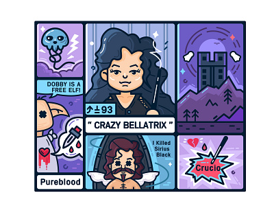 【Harry Potter】Bellatrix animal crazy mountain pureblood