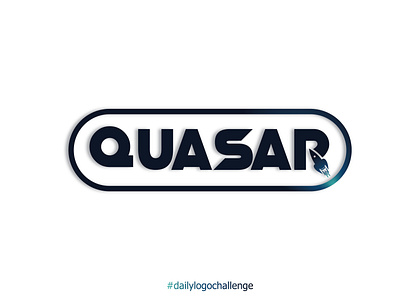 Daily Logo 1/50 - Quasar Rocketship Logo