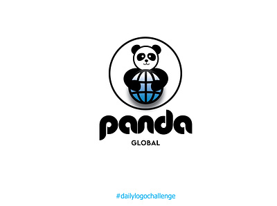 Daily Logo 3/50 - Panda Global Logo dailylogo dailylogochallenge dailylogodesign day3 design global illustration logo minimalistic panda pandaglobal simple simpledesign simplelogo vector