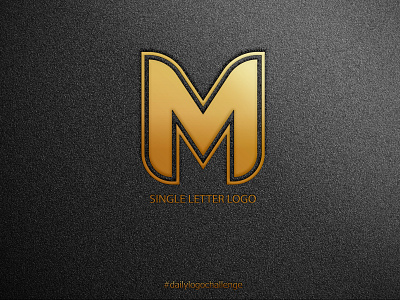 Daily Logo 4/50 - M Letter Logo dailylogo dailylogochallenge dailylogodesign day4 design illustration logo minimalistic mlogo simple simpledesign vector