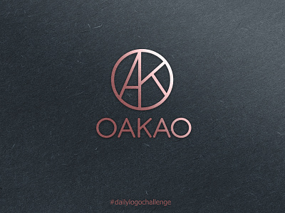 Daily Logo 7/50 - OAKAO Fashion Brand