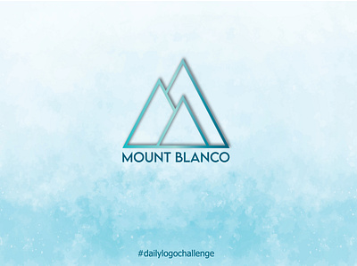 Daily Logo 8/50 - Mount Blanco dailylogo dailylogochallenge dailylogodesign day8 design logo minimalist logo minimalistic mount blanco mountain mountainlogo simple simpledesign ski vector