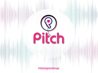 Daily Logo 9/50 - Pitch Streaming Music Logo dailylogo dailylogochallenge dailylogodesign day9 design illustration logo music player musiclogo pitch simple simpledesign streaminglogo