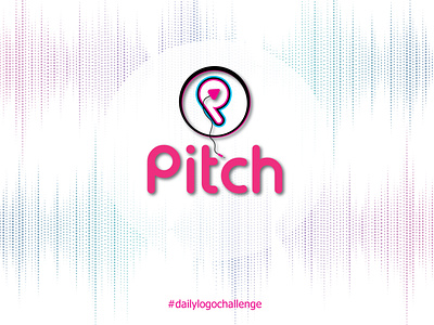 Daily Logo 9/50 - Pitch Streaming Music Logo