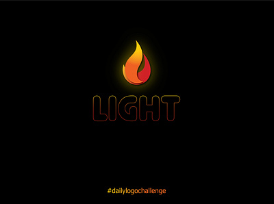 Daily Logo 10/50 - Light Flame Logo dailylogo dailylogochallenge dailylogodesign day10 design flame logo lightlogo liight logo minimalistic simple simpledesign vector