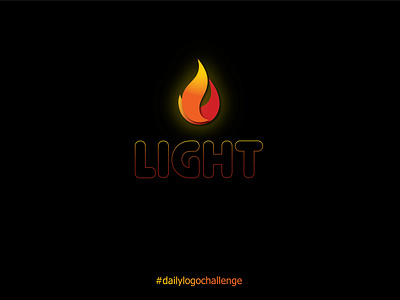 Daily Logo 10/50 - Light Flame Logo