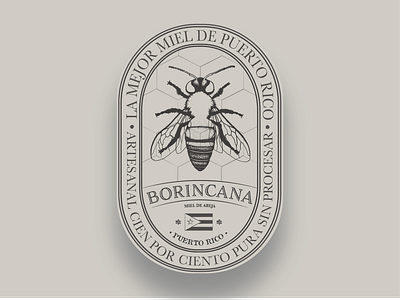 Borincana Honey Logo